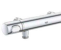 Grohe „Grohtherm 500“ - termostatinis maišytuvas 3/4 colio, su įleidžiamu laikikliu