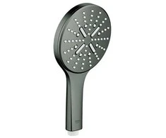 Grohe rankinė dušo galvutė Rainshower SmartActive 130 III, šlifuoto grafito