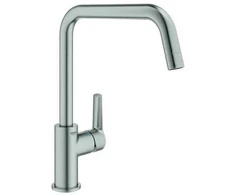 GROHE 30470DC0, Standartinis, Plienas, Svirtinės rankenos, Vienguba, Super plienas, U tipo