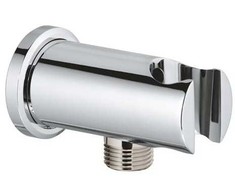 Grohe „Rainshower“ kampinis dušo galvutės išleidimo vamzdis su laikikliu, chromuotas