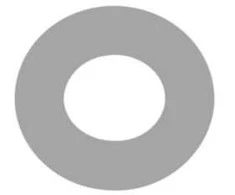 Grohe rozetė Ø70x2mm - blizgi/šlifuota chromuota