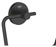 Grohe toilet paper holder Start, matt juodas
