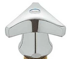 Grohe Oberteil 45968 mit Trecorn Griff Markierung blau 1/2" chrom