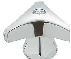 Grohe Oberteil 45966 mit Trecorn Griff Markierung blau 3/8" chrom