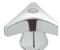 Grohe Oberteil 45967 mit Trecorn Griff Markierung raudona 3/8" chrom