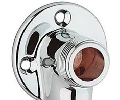 Grohe Chromuotas A2E48 sieninis flanšas su 3/4 colio išoriniu x 1/2 colio išoriniu sriegiu