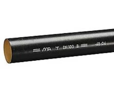 Gustavsberg Tiesus drenažo vamzdis 50-3000 juodas - MA