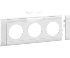 Hager diafragma 75dBD 3f. OT 80mm HF eismo balta (75dBD)