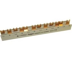 Hager ŠILDYMO BĖGNELIS MATOMAS 2P 16MM2, DĖL RCC.2P 12M