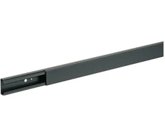 Hager Polo LF2003509011 tehaselit.LF PVC elektros instaliacijos kanalas 20x35mm, juodas LF2003509011 /2m/