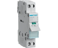 Hager SBN116, 16 A, 440 V, 1 modulis(-iai), -20 - 50 °C, -40 - 80 °C, 17,5 mm