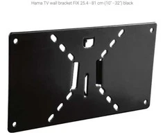 Hama „Slim“ LCD sieninis laikiklis, 25,4 cm (10"), 81,3 cm (32"), 50 kg, juodas