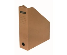 Hamelin Žurnalų laikiklio dėklas, Bantex A4, A x P x G: 30 x 7,5 x 22,2 cm, natūralios spalvos, pakuotė po 25 vnt.