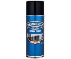 Purškiami metalo dažai HAMMERITE SMOOTH FINISH, baltos sp., 400 ml