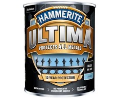 Hammerite Hammerite Ultima Metalmaling - Sort - RAL 9005 - 250 ml.