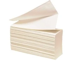 Rankšluostis, ABENA Care-Ness Excellent, 3 sluoksnių, W formos, 32x23,5 cm, 8 cm, baltas
