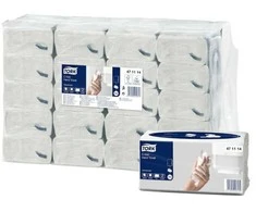 Popieriniai rankšluosčiai lapeliais H3 Tork Universal 120vnt./2 sluoksnių balti