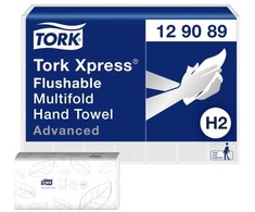 „Tork H2 Advanced“ nuplaunami dvisluoksniai popieriniai rankšluosčiai, 21 vnt. x 200 vnt.
