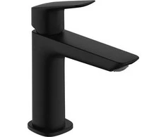 Hansgrohe Logis 110 Fine praustuvo maišytuvas su push-open, matinis juodas