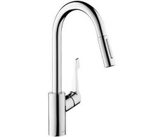 Hansgrohe HG „pasidaryk pats“ Cento XL virtuvinis maišytuvas su ištraukiamu chromuotu snapeliu HG nr. 14803