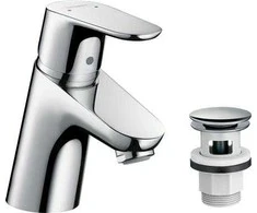 Hansgrohe FOCUS 70 praustuvo maišytuvas su atverčiamu kamščiu