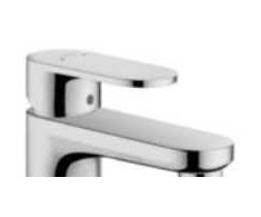 Hansgrohe HG Vernis Blend vienos svirties praustuvo maišytuvas 100 su išskleidžiamu dugno vožtuvu, chromuotas