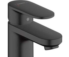Hansgrohe HG Vernis Blend vienos svirties praustuvo maišytuvas 70 su pakeliamu dugno vožtuvu, matinės juodos spalvos