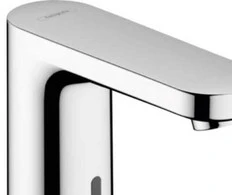Hansgrohe HG Vernis Blend elektroninis praustuvo maišytuvas su iš anksto reguliuojama temperatūra, 6 V