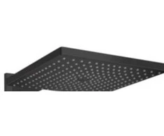 Hansgrohe dušas galva ar turētāju Raindance E 300 1jet, no sienas, L=390 mm, matēta melna