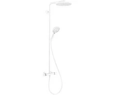 „Hansgrohe Raindance Select S Showerpipe 240 Powder“ lietaus kilimėlis, HVID