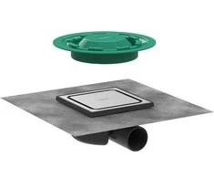 Hansgrohe base set RainDrain Spot Complete, 150/150 mm DN50, horizontal
