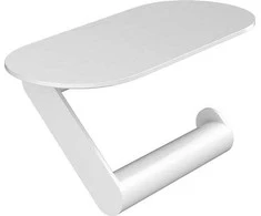 Hansgrohe WC popieriaus laikiklis su lentynėle, matinis baltas