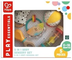 Hape – 5 viename kūdikio jutimo rinkinys – (87-0130)