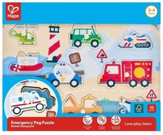 Hape Dėlionė „Avarinės transporto priemonės“
