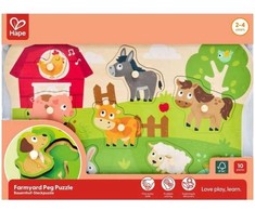 Hape Ūkio gyvūnų kaiščių dėlionė