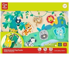 Hape laukinių gyvūnų dėlionė