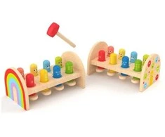 Hape - Rainbow plaktukas-suoliukas - (87-0529)