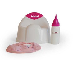 Happy Friend HAPPY FRIEND Puoduko rinkinys su buteliuku