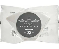 Hario - PEGASUS 03 balto popieriaus filtrai - 100 vnt