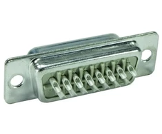 Harting 9 kontaktų D-sub jungtis, montuojama ant skydo, 2,77 mm žingsnis
