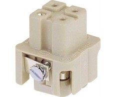Harting Įdėklas Han® A 09 20 003 2711 3 + PE varžtai 1 vnt. (09 20 003 2711)