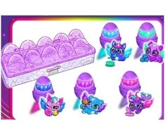 Žaislinių figurėlių rinkinys Hatchimals Alive Neon Rainbow Carton