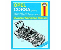 KNYGA Opel Corsa Petrol (83 - Mar 93) Haynes Repair Manual