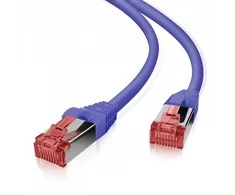 helos Patchkabel Cat 6 S/FTP RJ45 lila 3m AWG27/7 LSZH GHMT