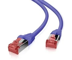 helos Patchkabel Cat 6 S/FTP RJ45 lila 10m AWG27/7 LSZH GHMT