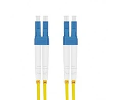 helos LWL Patchkabel OS2 Duplex 3,0mm LC-LC 9/125µm gelb 1,5m LSZH