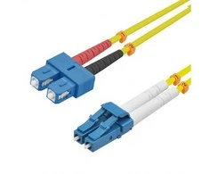 helos LWL Patchkabel OS2 Duplex 3,0mm LC-SC 9/125µm gelb 1,5m LSZH