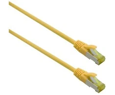 „helos“ jungiamasis kabelis „Cat 6a Superflex S/FTP RJ45“, geltonas, 10 m, AWG27/7 GHMT