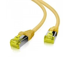 „helos“ jungiamasis kabelis „Cat 6a Superflex S/FTP RJ45“, geltonas, 15 m, AWG27/7 GHMT