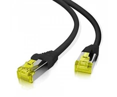helos Patchkabel Cat 6a Superflex S/FTP RJ45 juodas 25m AWG27/7 GHMT